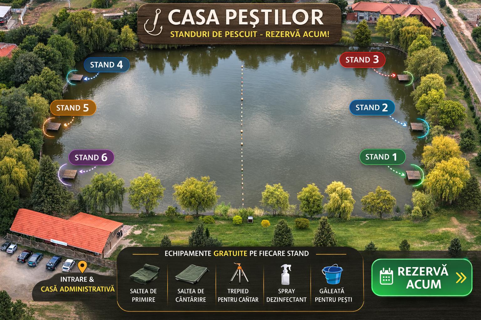 Harta standurilor Casa Pestilor